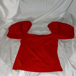 Red blouse. HM. Size M.